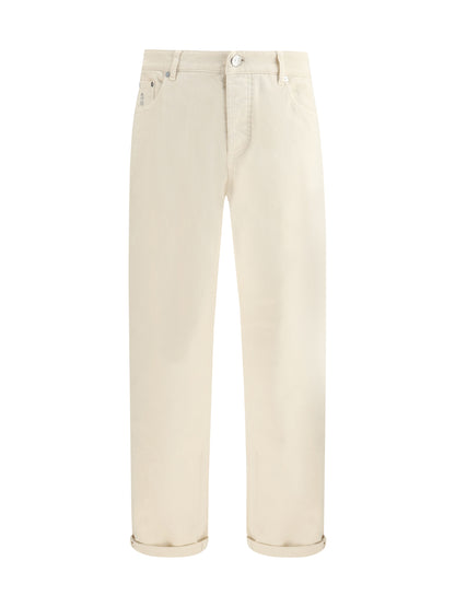BRUNELLO CUCINELLI Jeans with turn-up hem