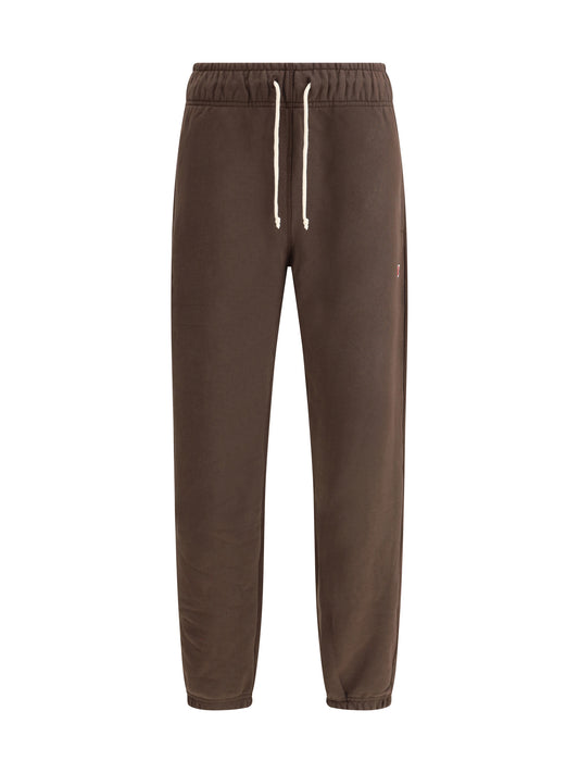 NEW BALANCE Elastic-waistband logo-patch track Pants