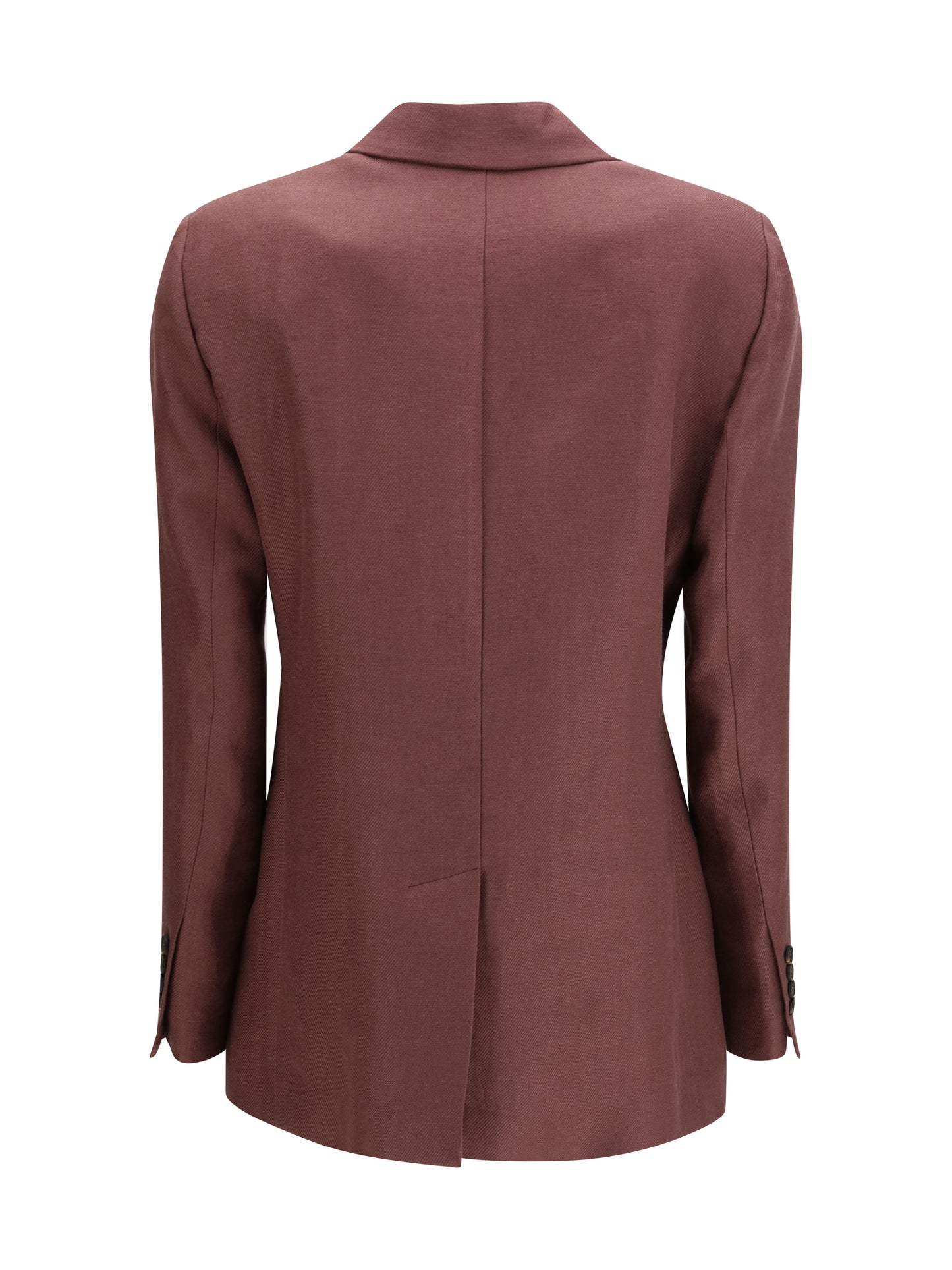BRUNELLO CUCINELLI Fluid twill Jacket in viscose and linen with monili details