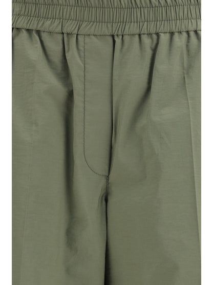 Brunello Cucinelli Pants with elasticated waist - Eucalipto