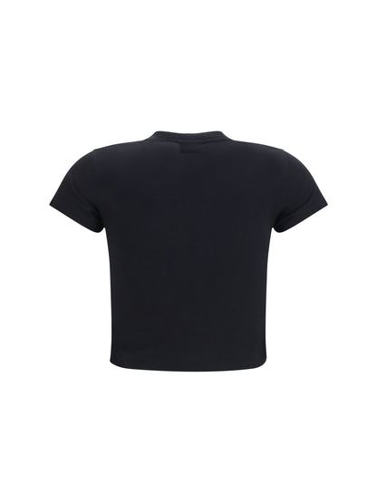 Gucci Cotton jersey T-shirt with devoré detail - Black