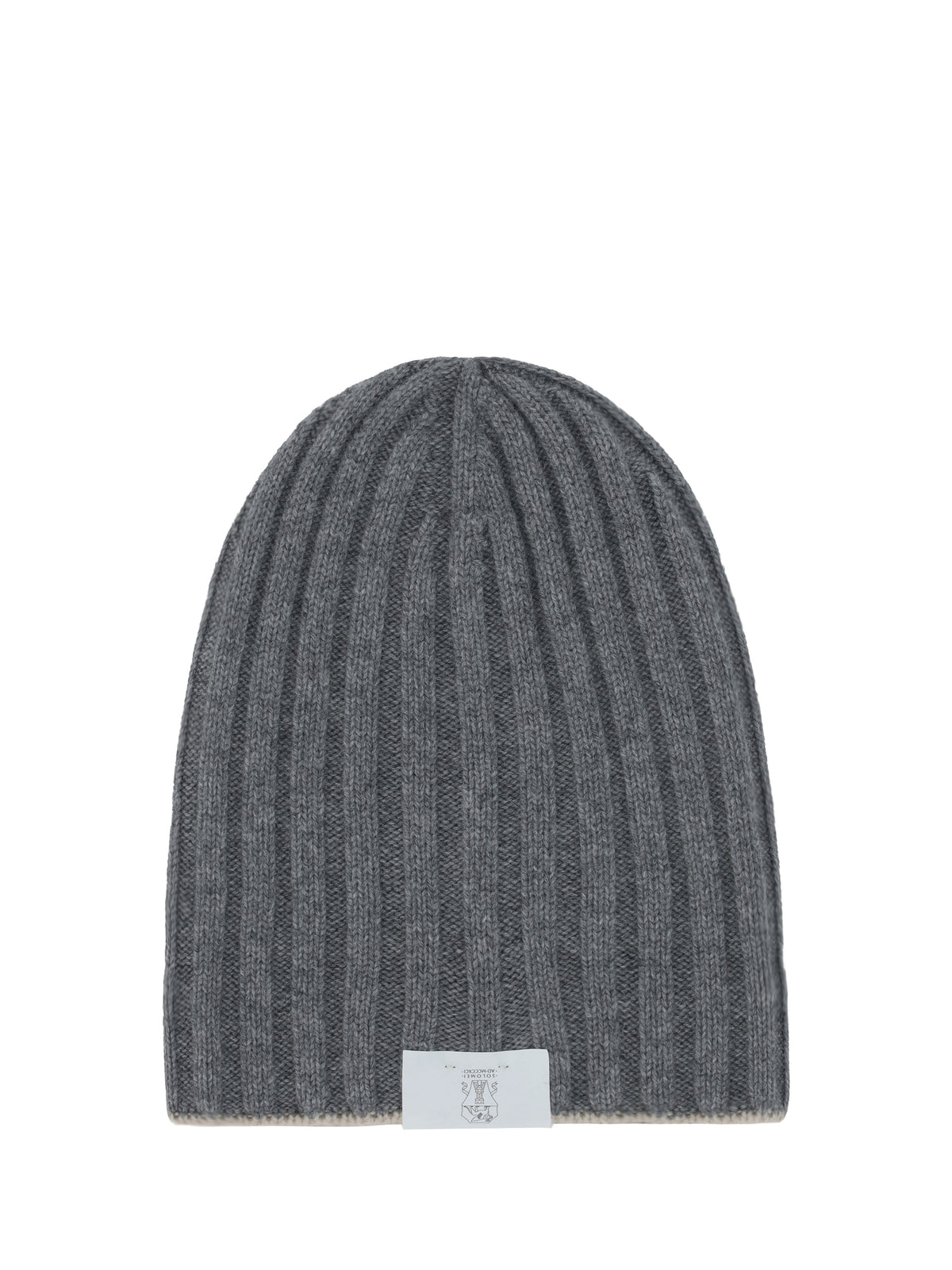 Brunello Cucinelli Beanie Hat - Grey Scuro+Sabbia