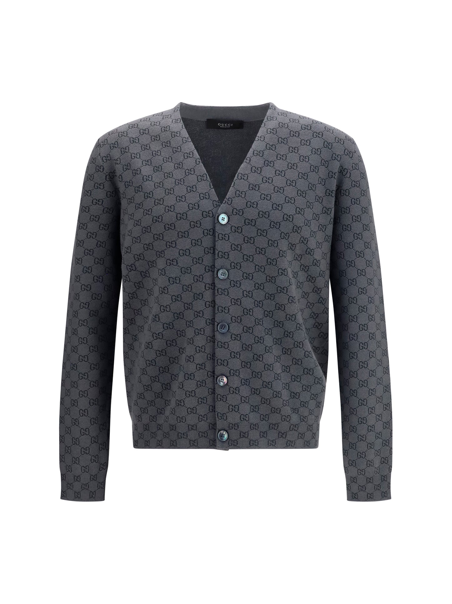GUCCI Silk and wool GG print Cardigan