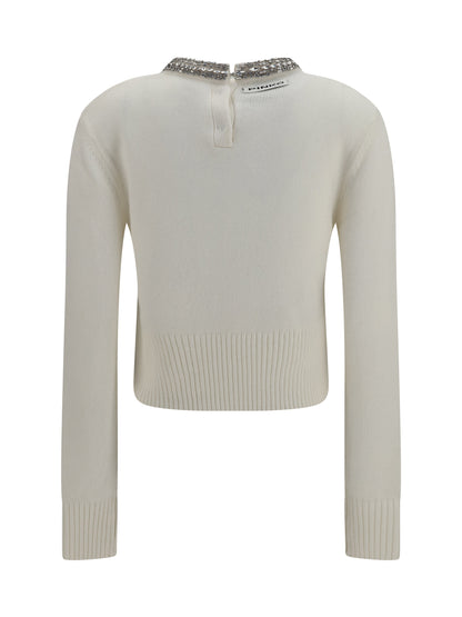 Pinko Berlino wool Sweater - White Inverno