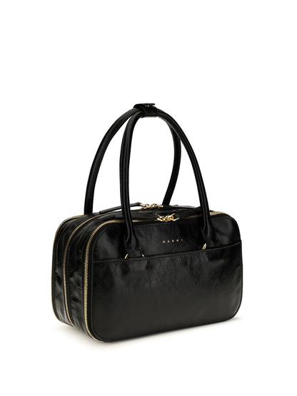 Marni Small Boxyne Handbag - Black