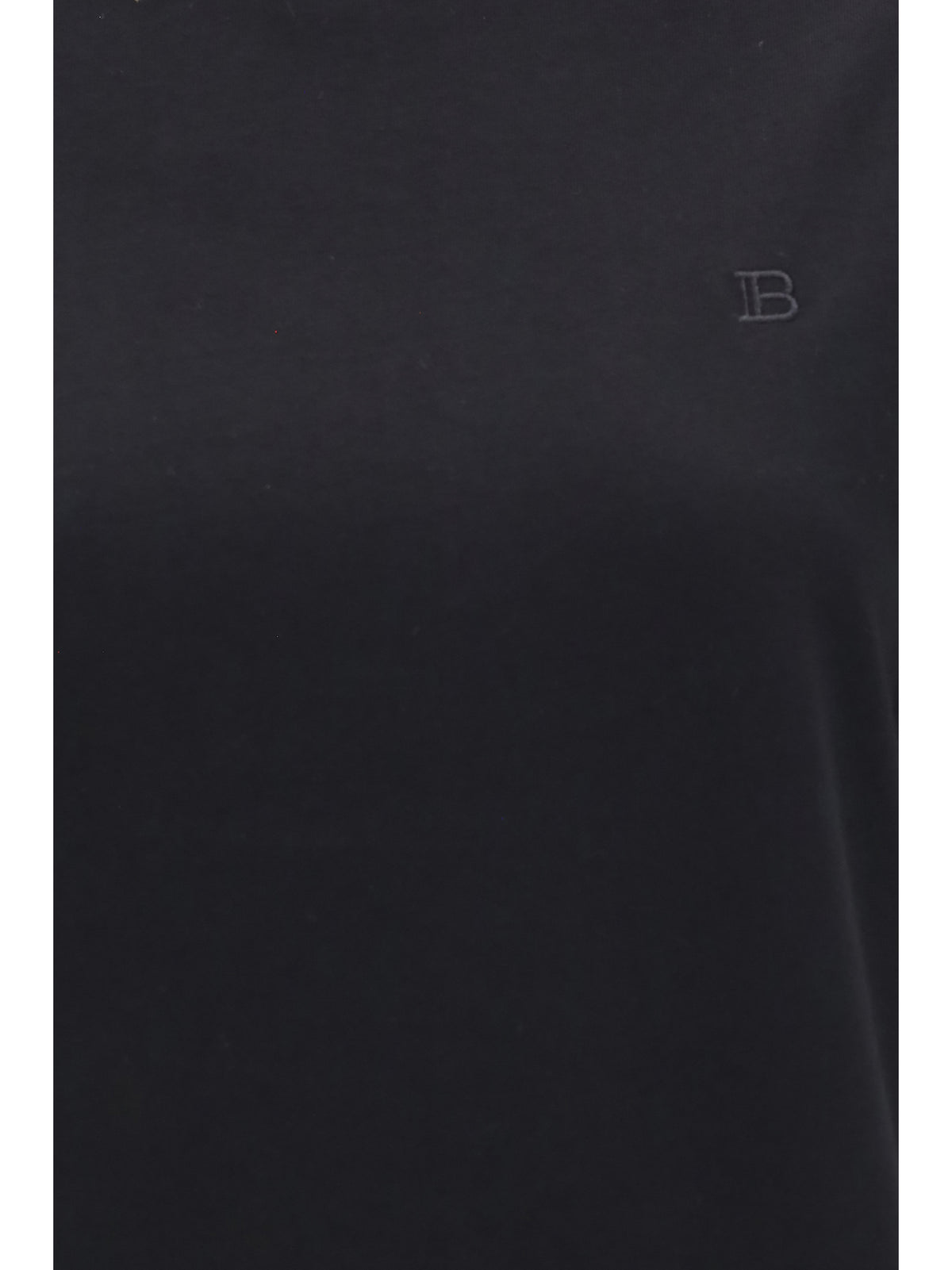 Balmain Embroidered jersey T-shirt - Noir/Noir