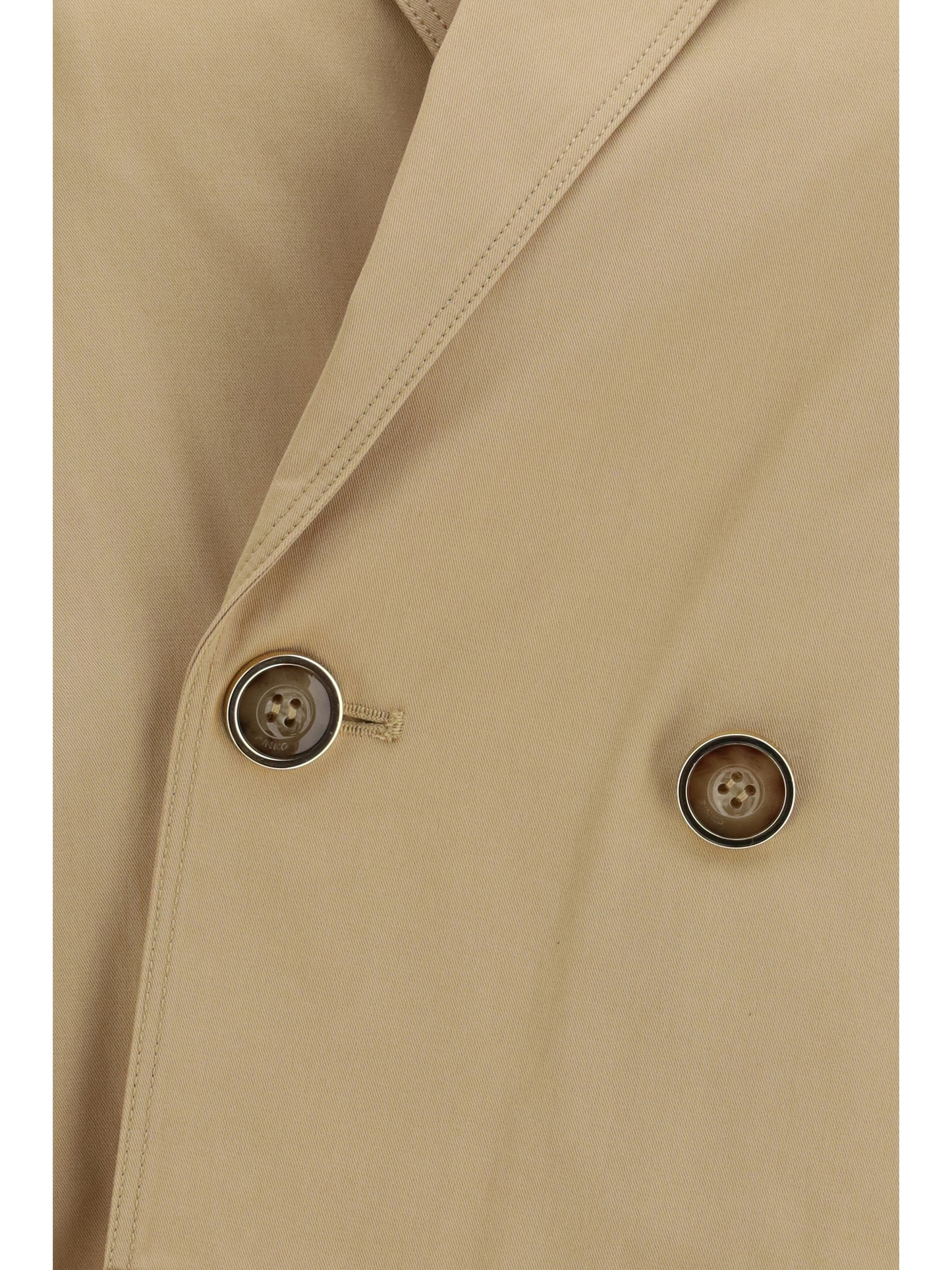 PINKO Tanya short Trench in cotton twill