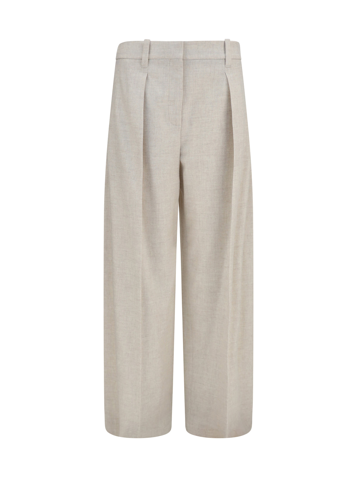 Brunello Cucinelli Wool and cashmere tailored Pants - Ivory