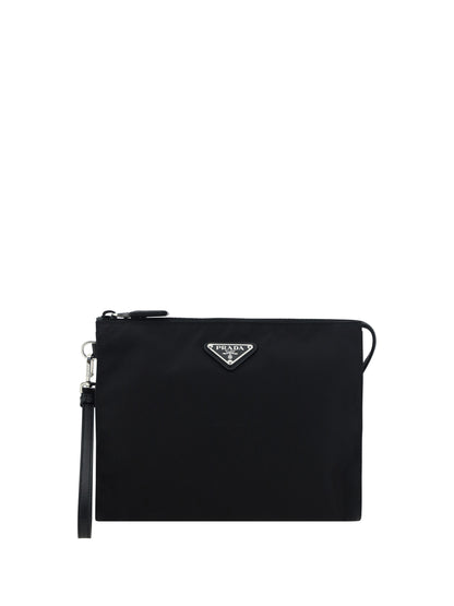 Prada Re-Nylon and Saffiano Necessaire Beauty Case - Black
