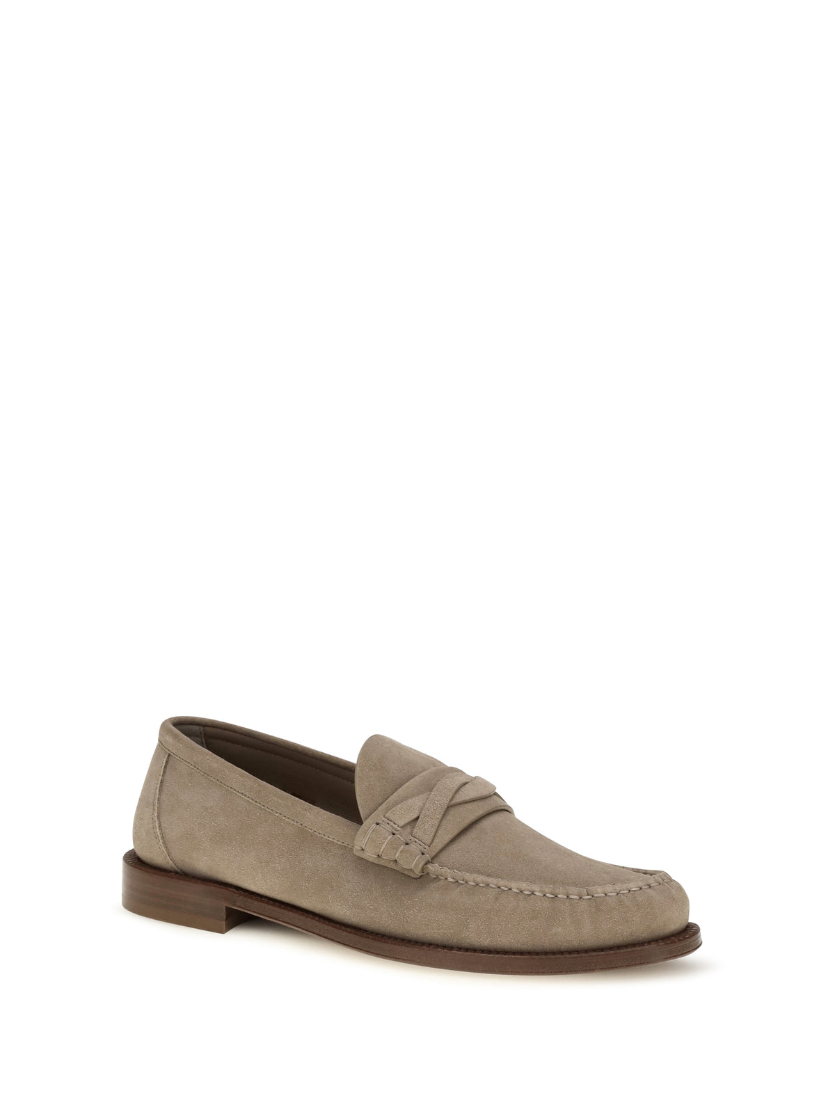 Brunello Cucinelli Suede Loafers - Koala