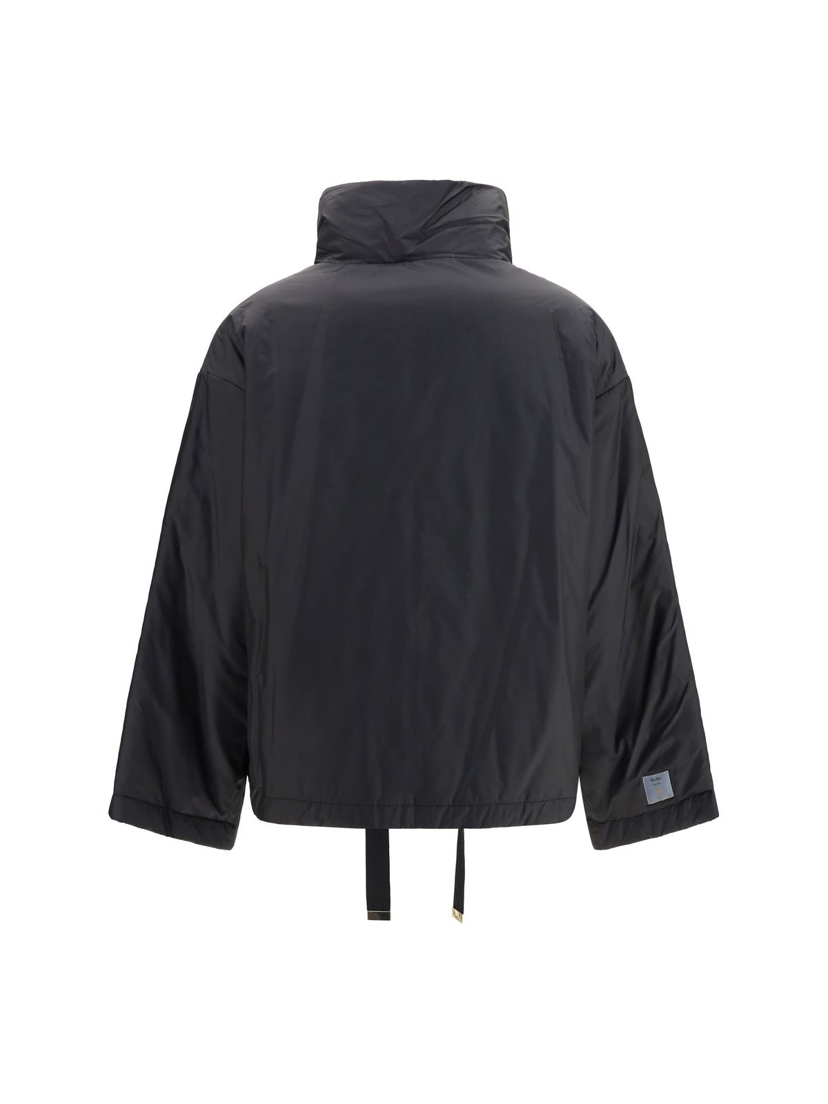Max Mara The Cube Short Padded Jacket in water repellent canvas - Black