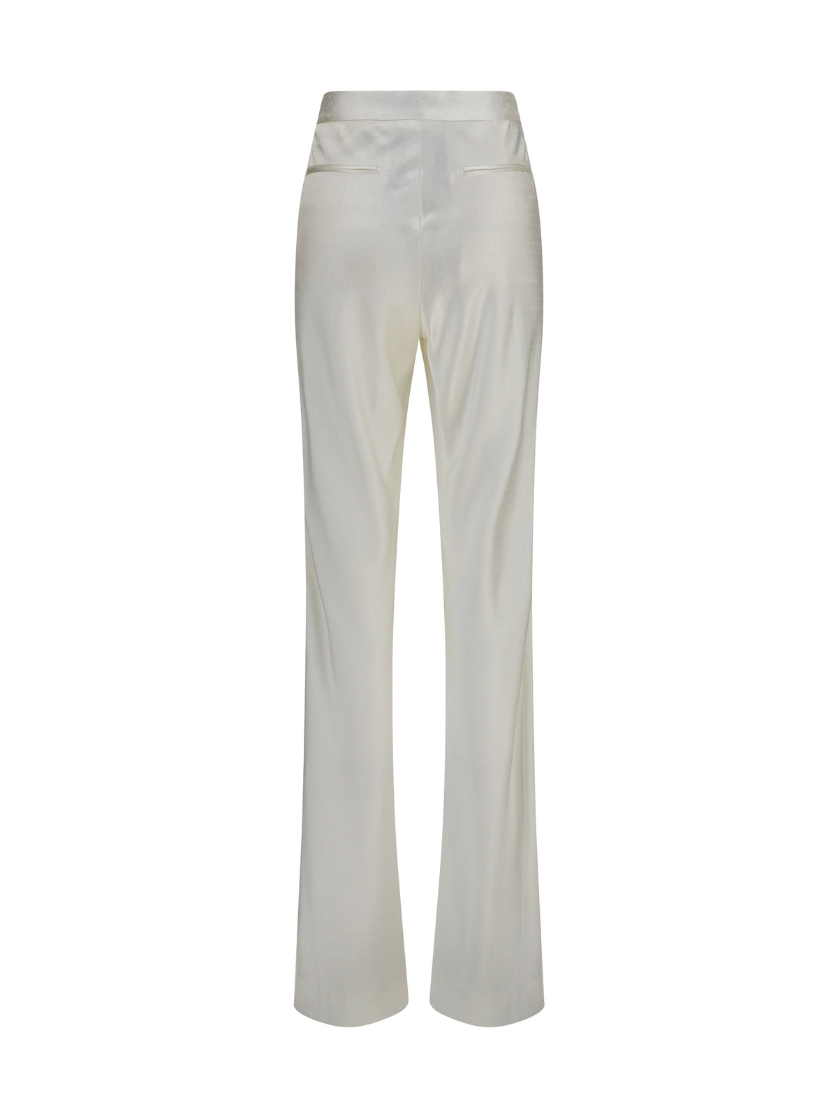 Tom Ford Bias-cut polka-dot Pants - Off White