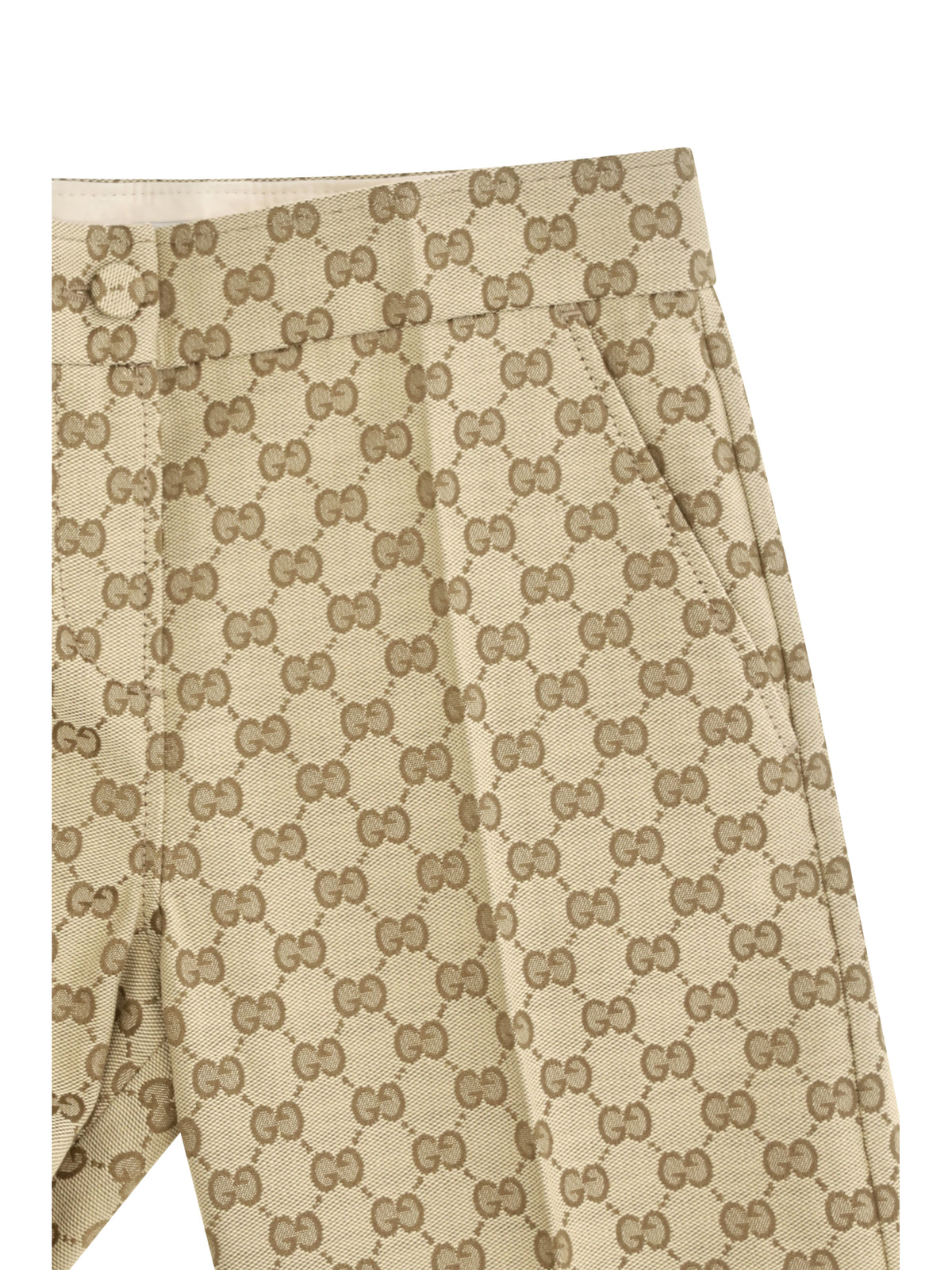 Gucci GG Canvas Pants for Boy - Vintage Sand