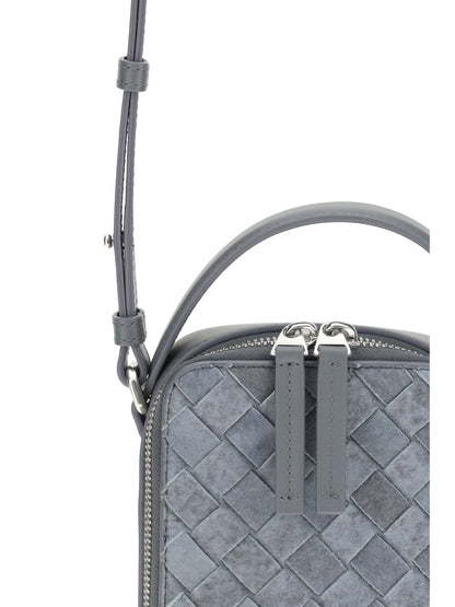 Bottega Veneta Woven Phone Case - Cloudy Indi/Gra.M-S