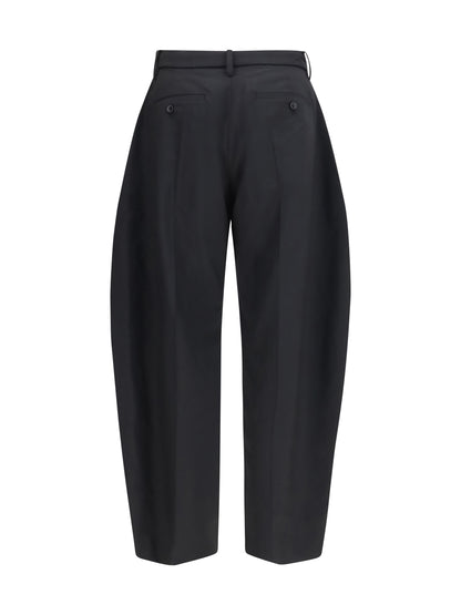 Sacai Wool tailored Pants with belt - Black