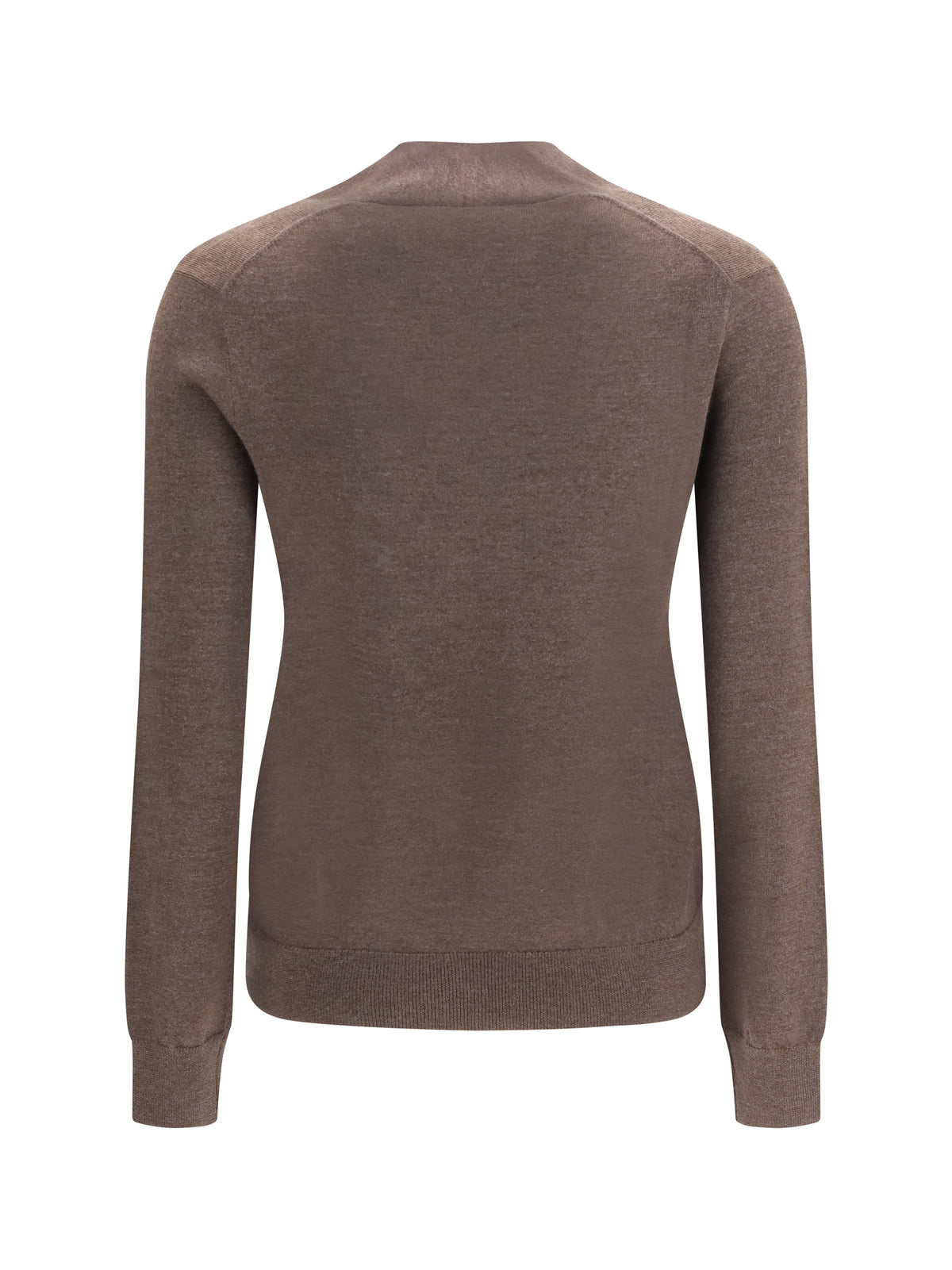 The Row Quovine Cashmere and Silk-blend Sweater - Nut Brown