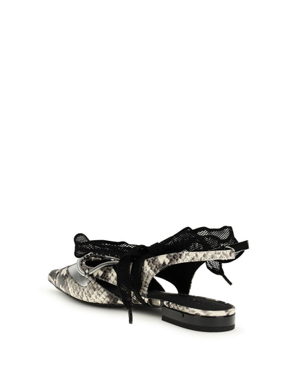 PINKO Python-print Gianira Ballerinas
