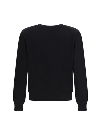 Versace Greca Incrocio Sweater - Black