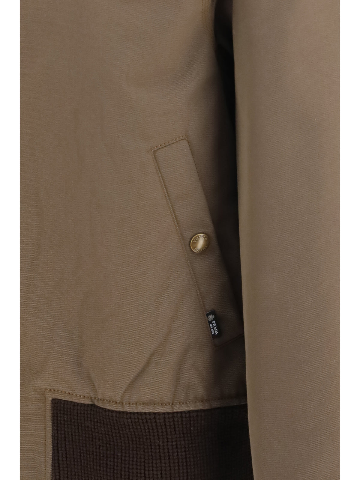 Prada Jacket with corduroy collar - Light Brown