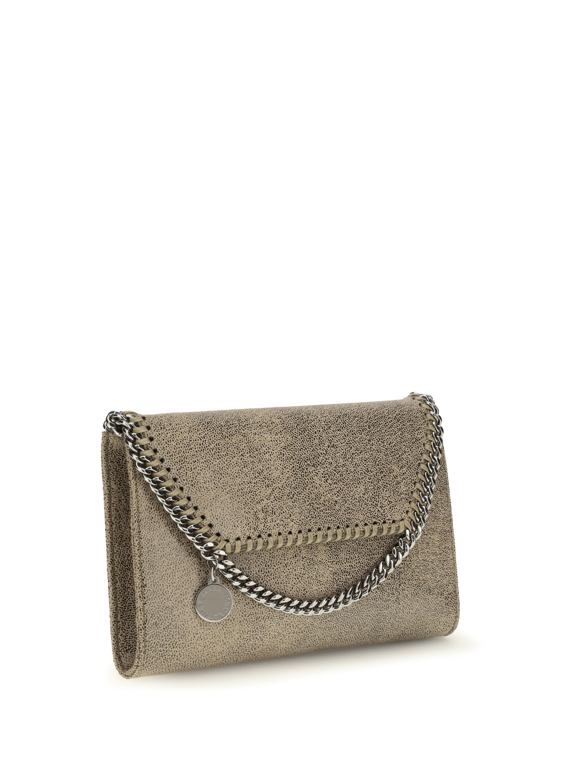 Stella McCartney Falabella Chain Wallet - Taupe