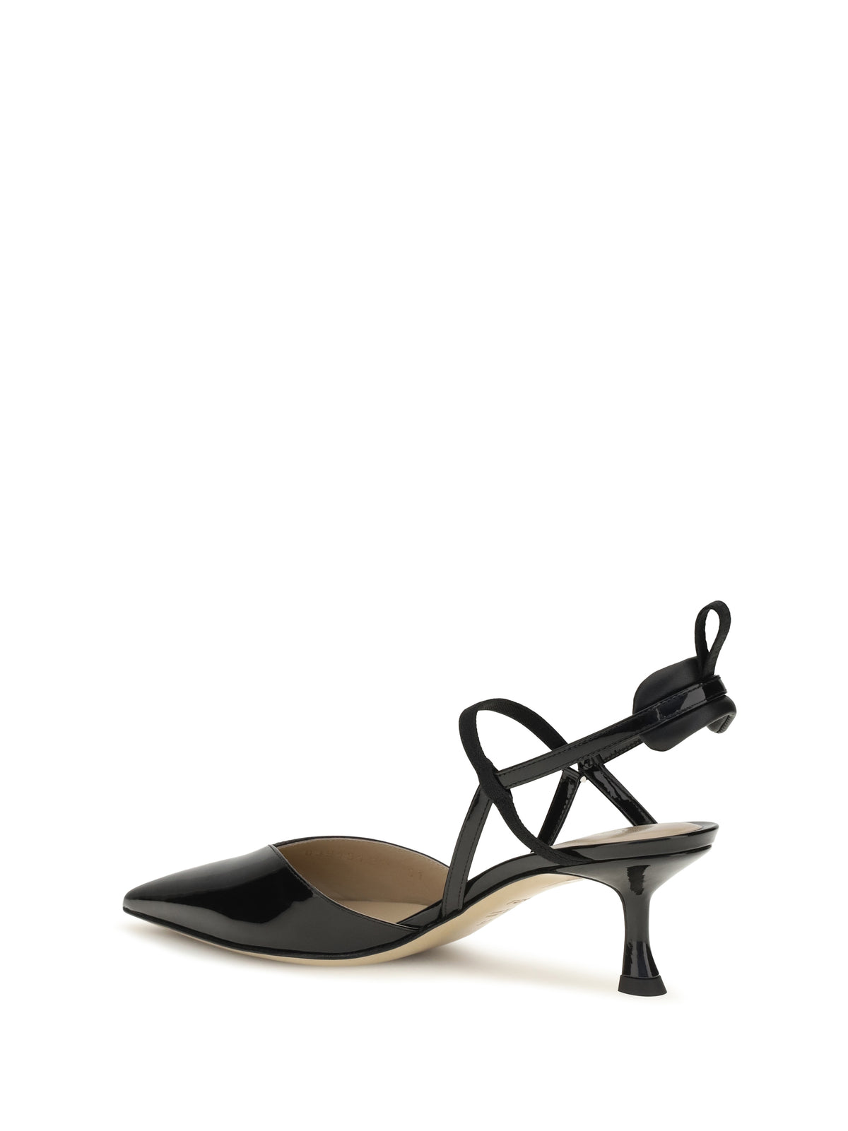 Fendi Patent leather Colibrì Slingback Pumps - Black