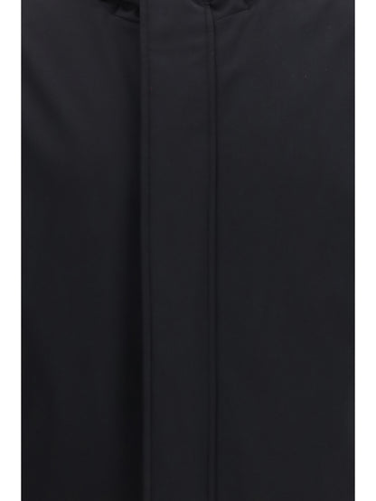 Herno Water-repellent nylon Hooded padded Jacket - Black