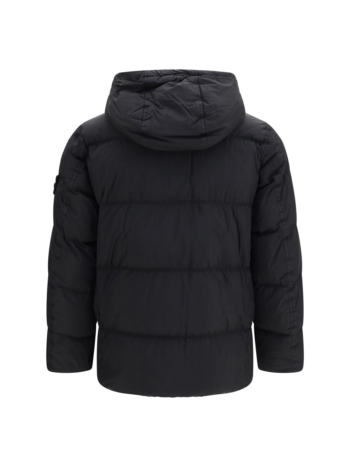 Stone Island Crinkle Reps NY Down Jacket - Black