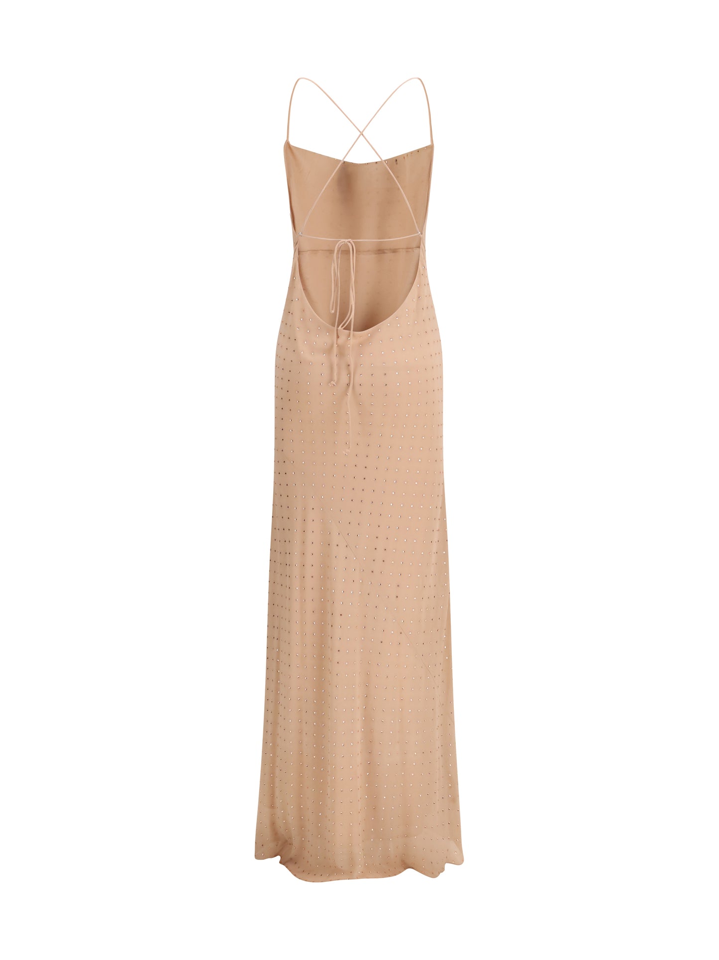 PINKO Long strass Slipdress