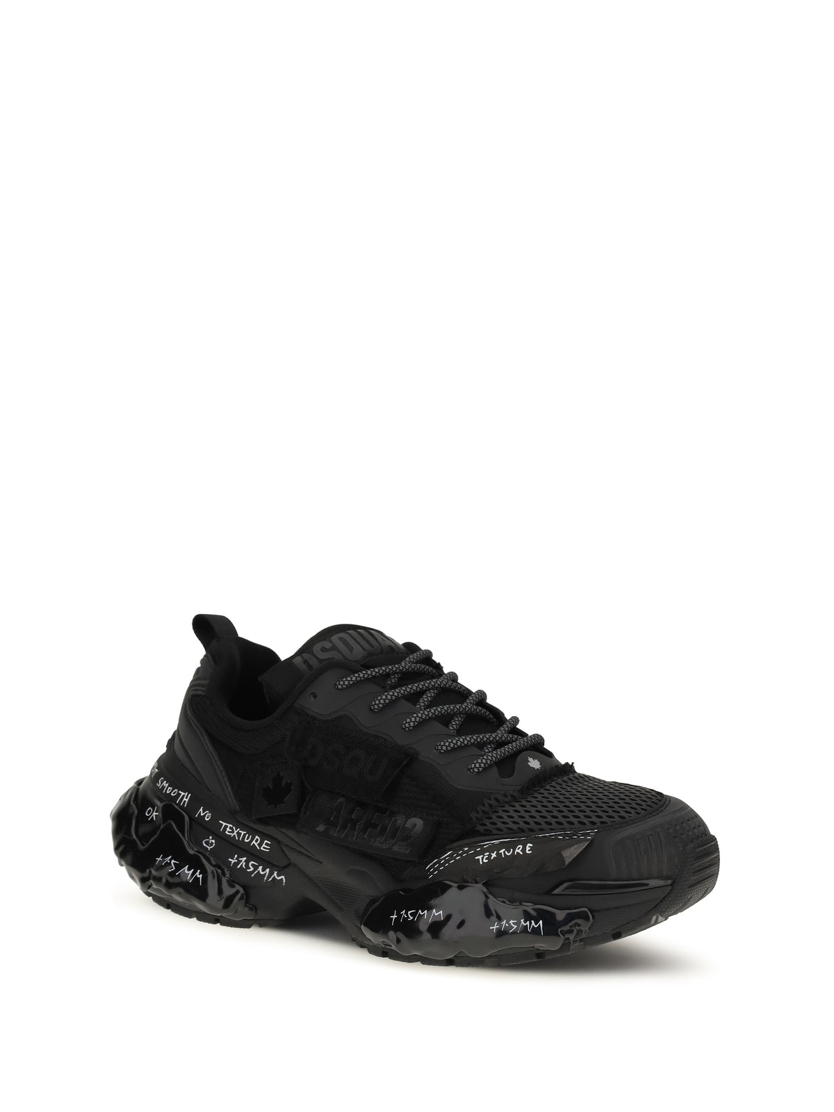Dsquared2 Faster Sneakers with mesh inserts - Black