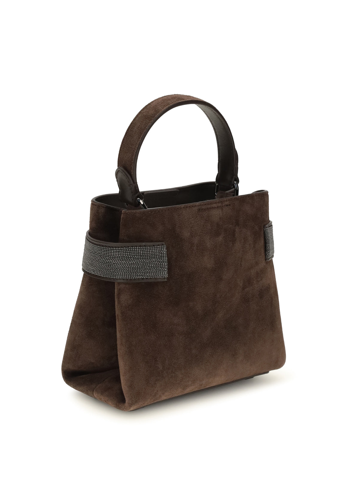 Brunello Cucinelli Leather Handbag - Espresso