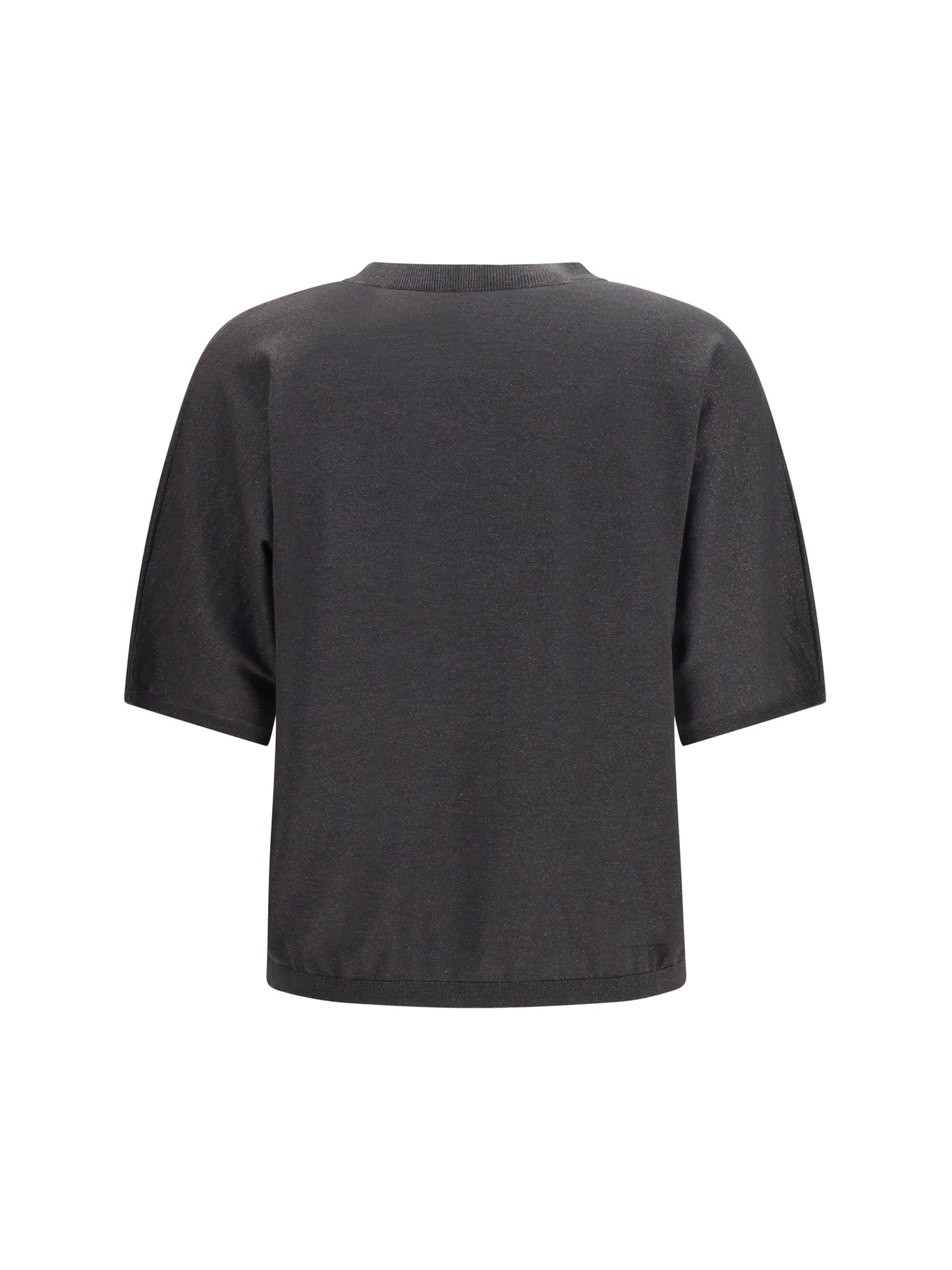 BRUNELLO CUCINELLI Short-sleeve cashmere and silk Sweater