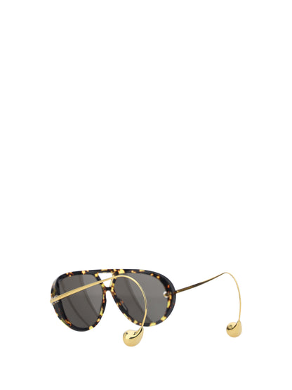 Bottega Veneta Drop Aviator Sunglasses - Flannel