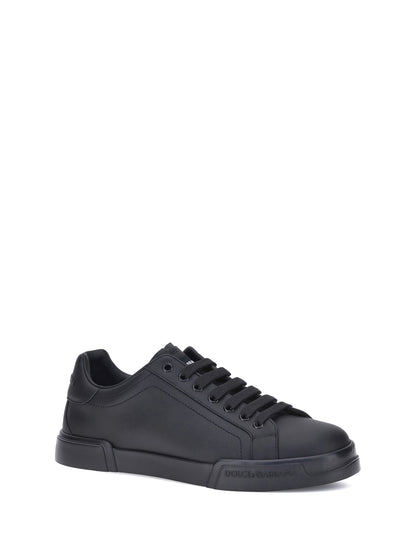 DOLCE & GABBANA Leather Sneakers