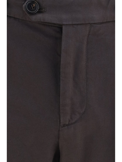 Brunello Cucinelli Dyed cotton Pants - Dark Brown