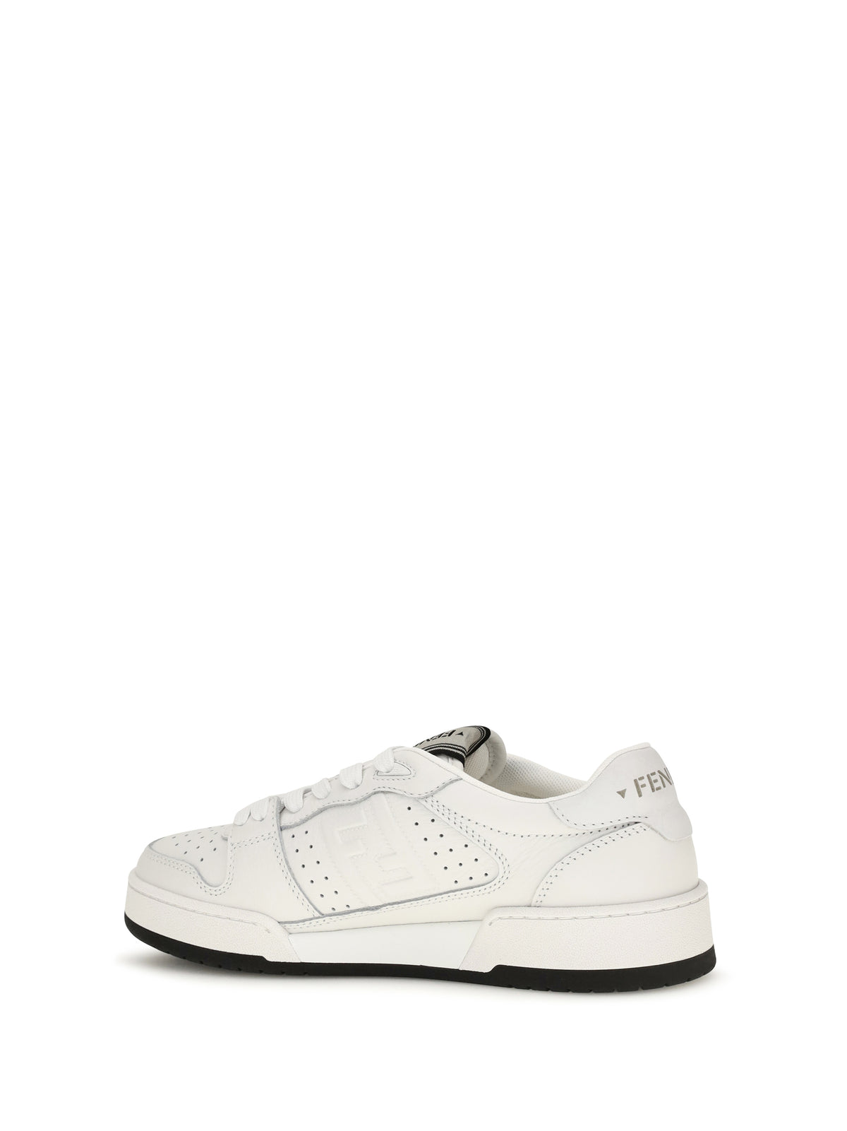 Fendi Match canvas and suede Sneakers - Uwhit+White Marr.Chi