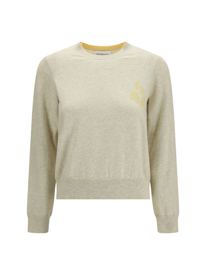 Marant Étoile Lanta Sweater - Light Grey/Light Yellow