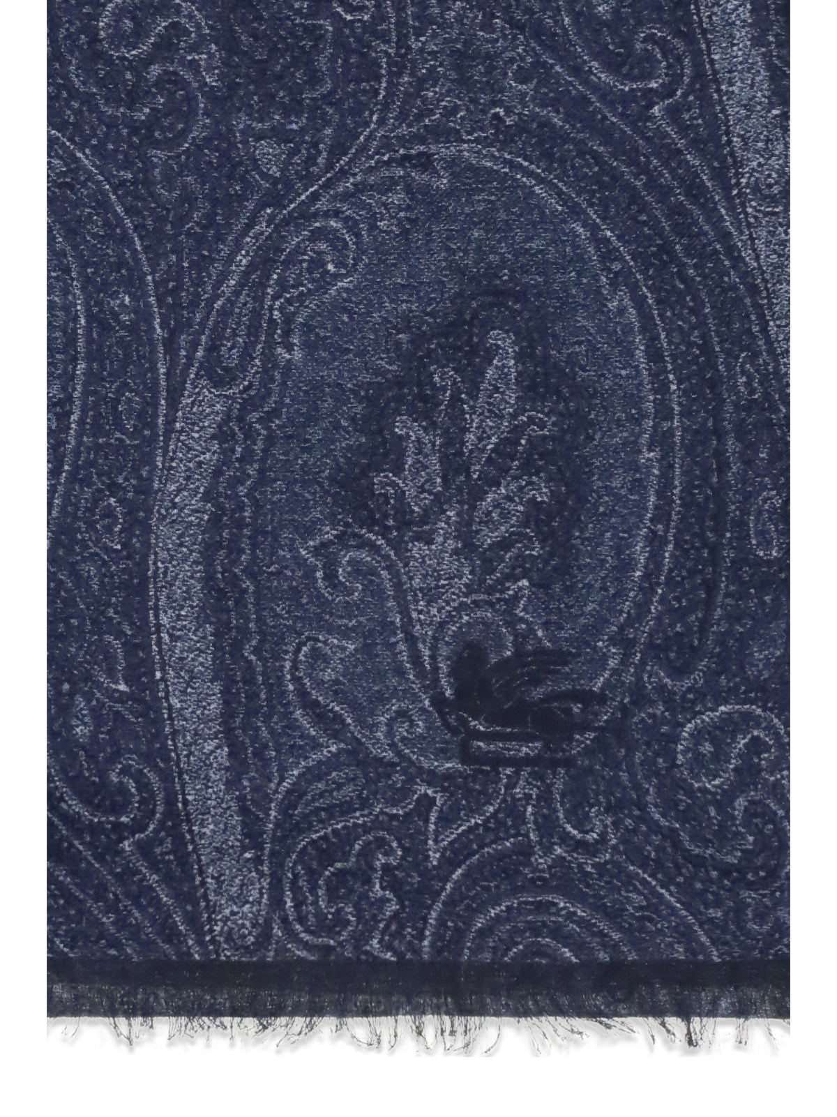 Etro Paisley Scarf - Printed F.Do Blue