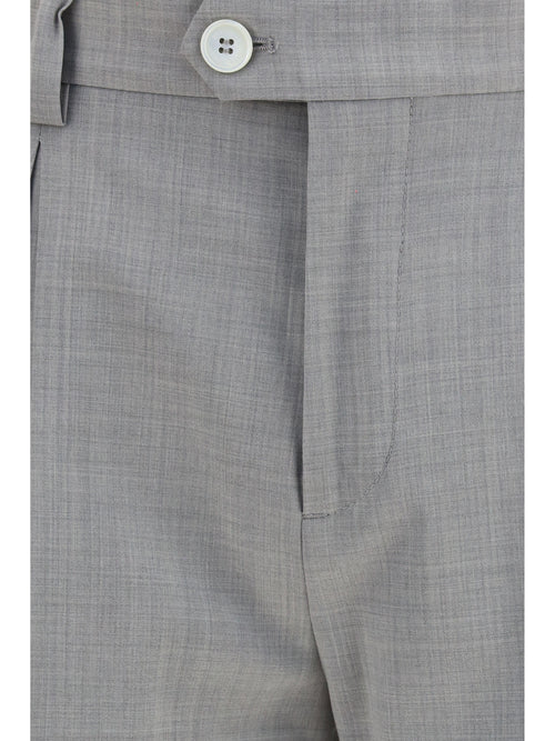 Brunello Cucinelli Dynamic wool Pants - Pearl
