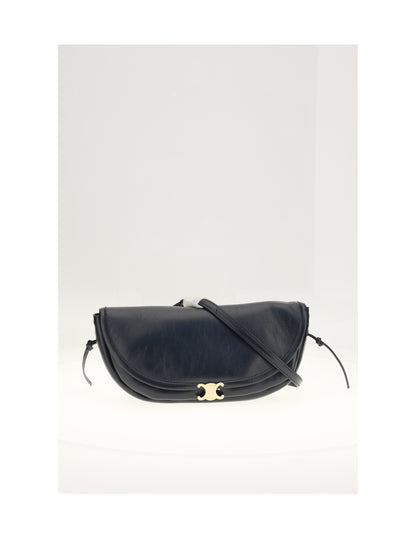 Celine LITTLE HALFMOON SOFT TRIOMPHE - Ink Blue