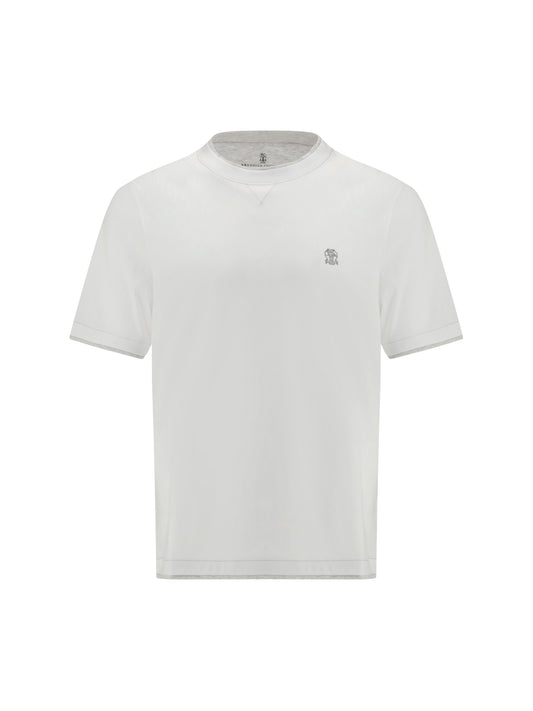 BRUNELLO CUCINELLI T-shirt in cotton with a logo