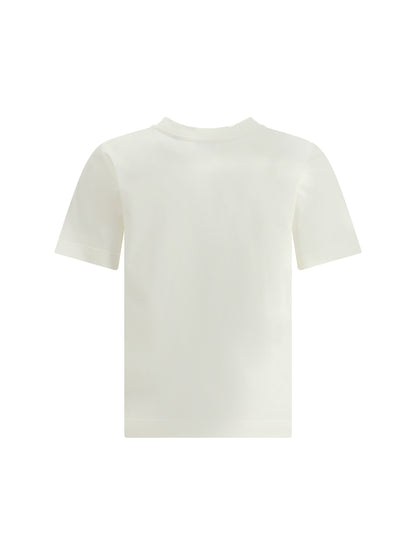 BURBERRY Cotton T-shirt with drawn EKD