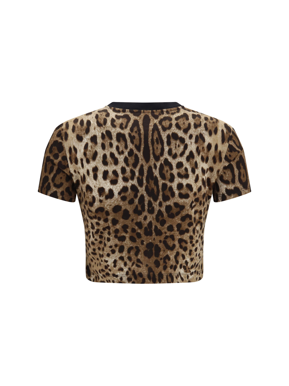 Dolce & Gabbana Leopard-print cropped T-shirt - Leo New