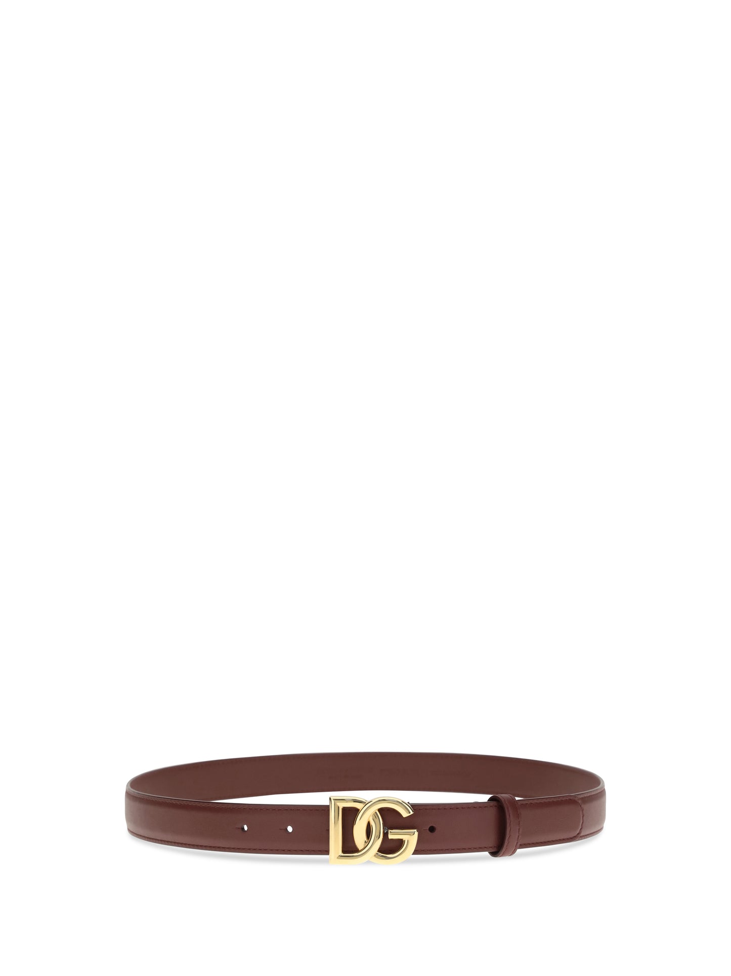 DOLCE & GABBANA Calfskin Belt with DG logo