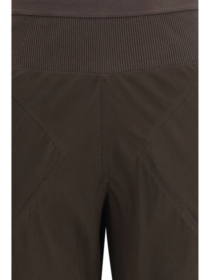 Rick Owens Bias Pants with a bias-cut - Dark Dust