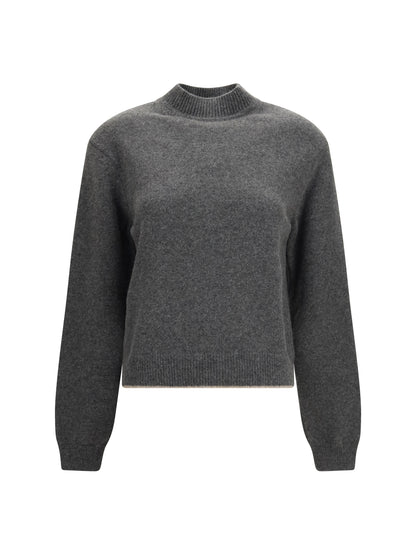 Jacquemus La Maille cashmere creweck Sweater - Grey