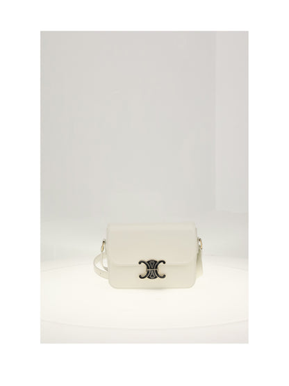 Celine TEEN TRIOMPHE - White Cotton / Black
