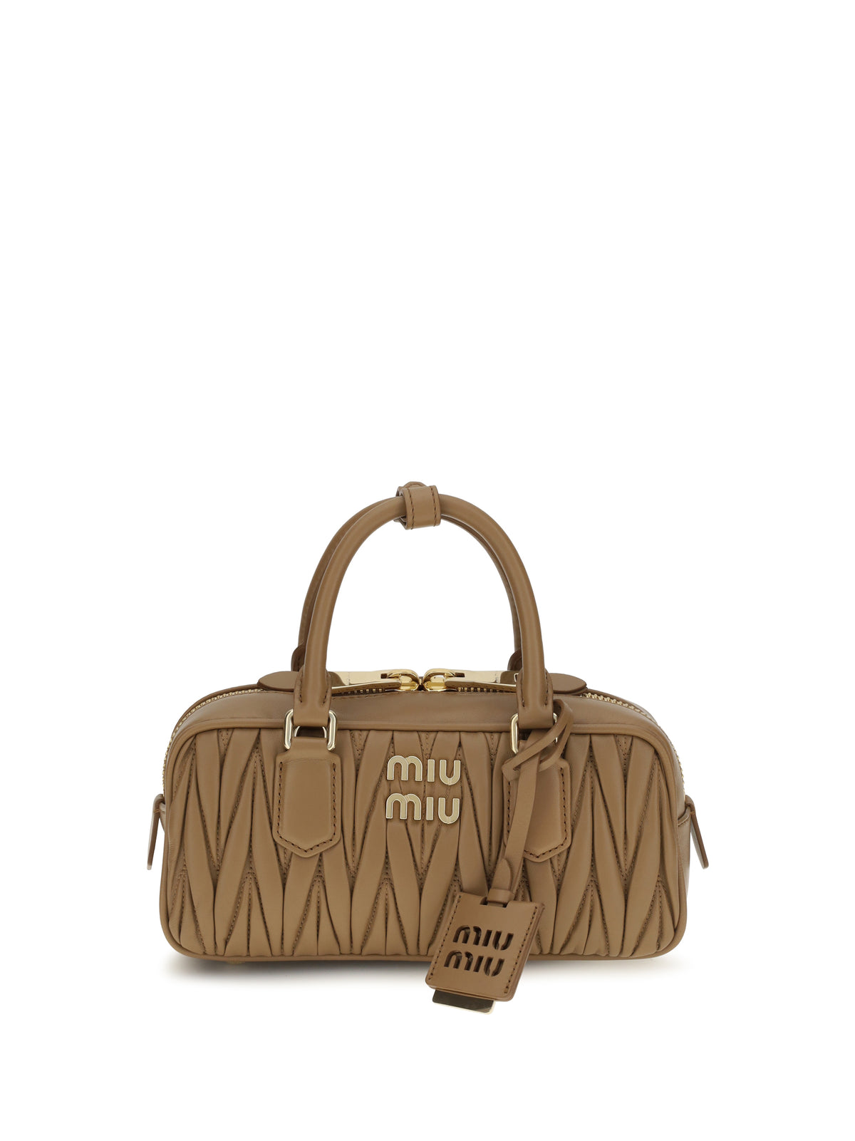 Miu Miu Arcadie Shoulder Bag - Caramel
