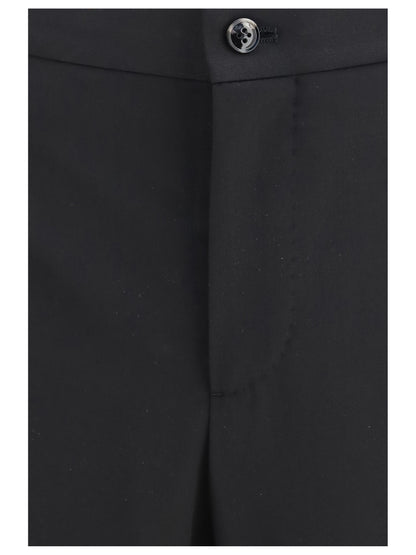 Giorgio Armani Linea soft single breasted Suit in virgin wool - Black