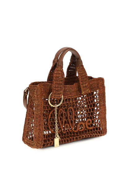 CHLOÉ Small Summer Banana East-West Tote Bag