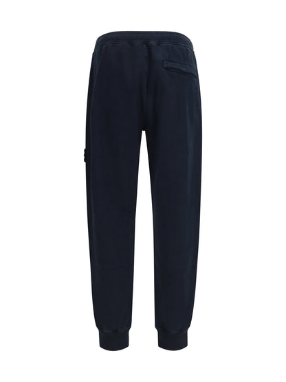 Stone Island Logo patch Sweatpants - Navy Blue